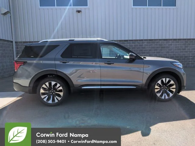 New 2026 Carbonized Gray Metallic Ford Platinum image 2