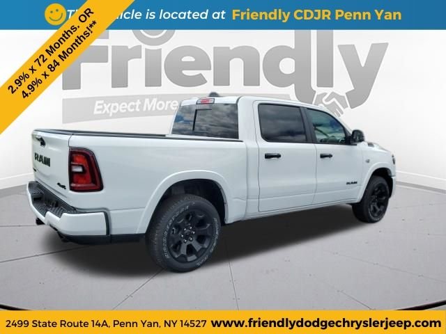 New 2026 Bright White Clear-Coat Exterior Paint RAM Big Horn/Lone Star image 5