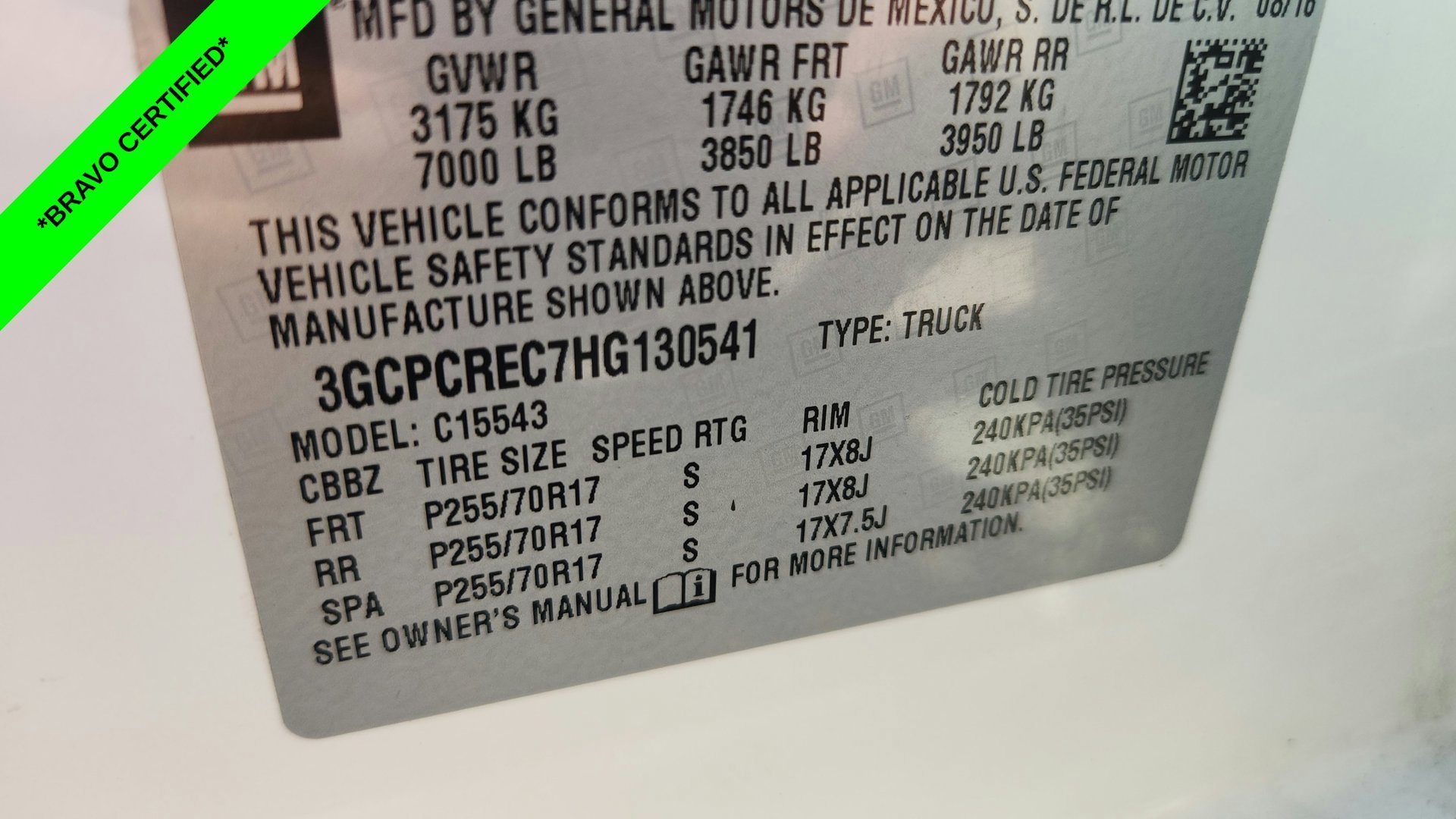 Certified Used 2017 SUMMIT WHITE Chevrolet LT image 27
