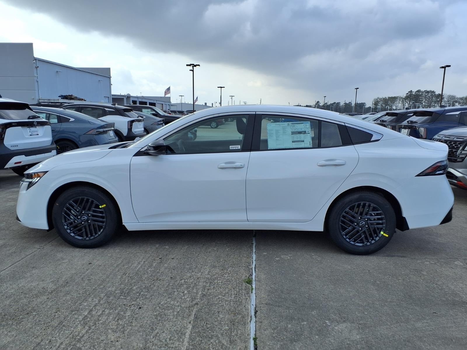 2026 Nissan Sentra SV White at Robbins Nissan