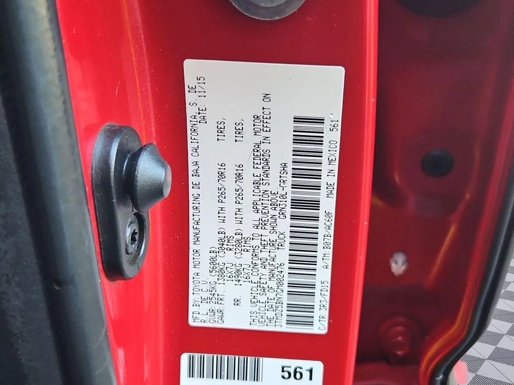Used 2016 Barcelona Red Metallic Toyota TRD Off-Road image 32