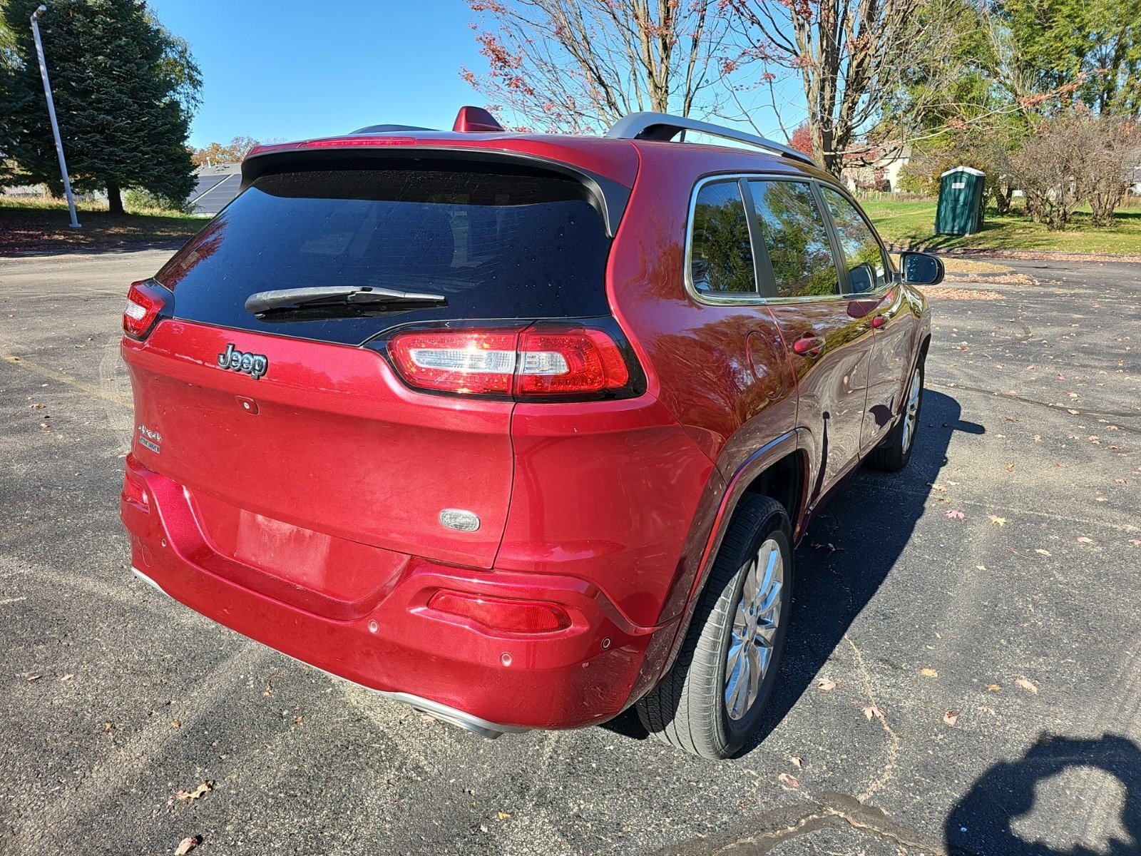 Used 2017 Deep Cherry Red Crystal Pearlcoat Jeep Overland image 5