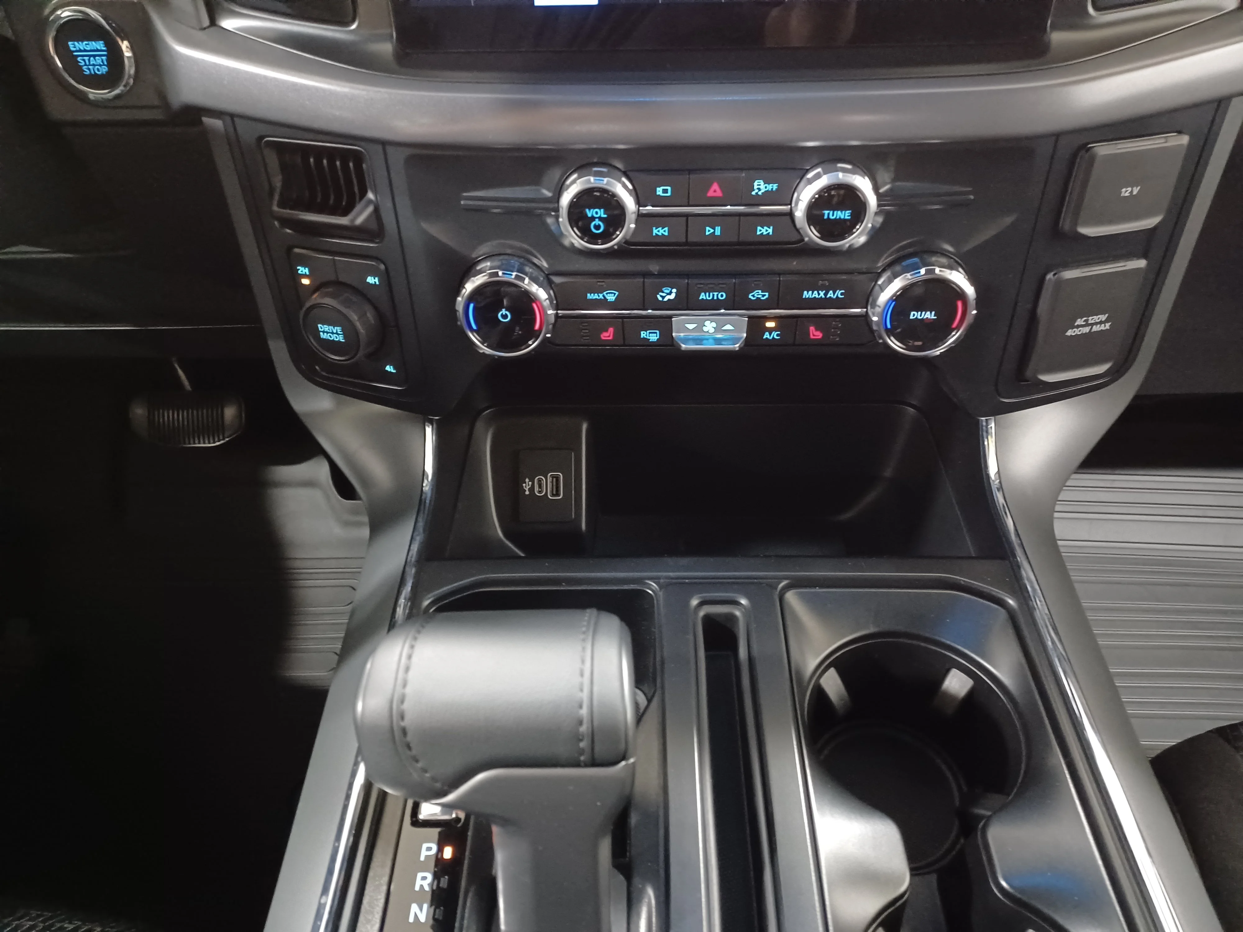 Used 2025 Antimatter Blue Metallic Ford XLT 4WD*Adaptive Cruise | Remote Start | Nav | 360 Cam | Htd Seats | Black Appearance Pkg | Tow Pkg image 17