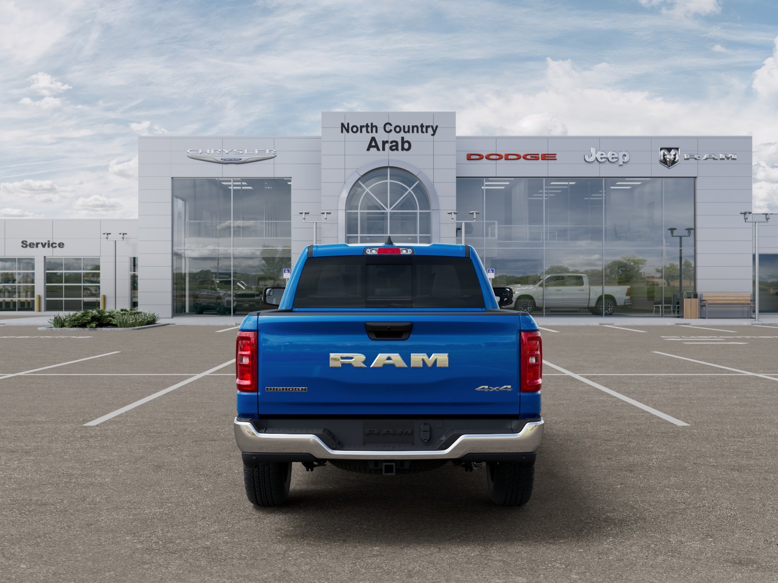 New 2026 Hydro Blue Pearl-Coat Exterior Paint RAM Big Horn/Lone Star image 33