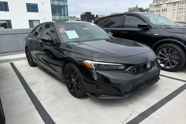 Certified Used 2025 Crystal Black Pearl Honda Sport image 2