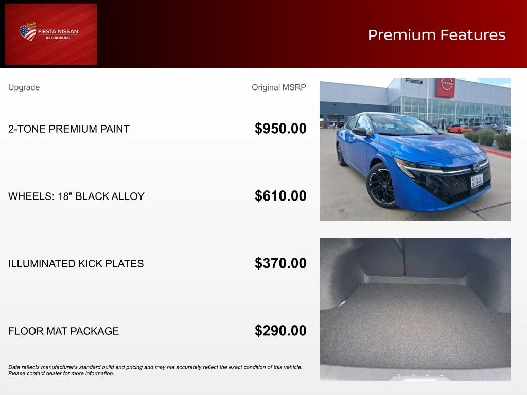 New 2026 Bluestone Pearl / Super Black Two-tone Nissan SR image 3