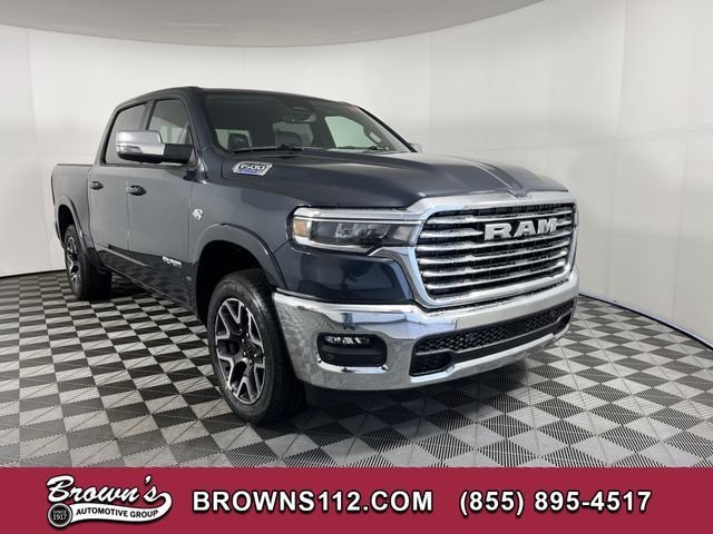 New 2026 Forged Blue Metallic Exterior Paint RAM Laramie image 1