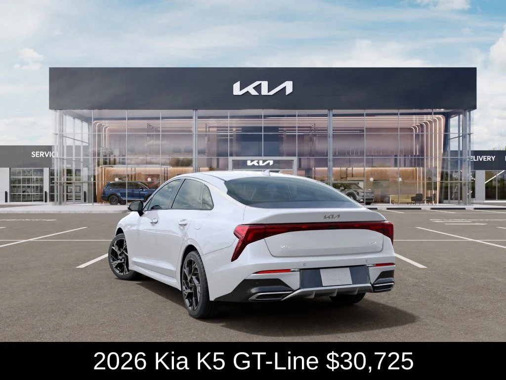 New 2026 Snow White Pearl Kia GT-Line FWD image 5