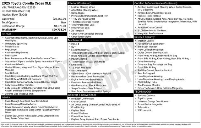 Used 2025  Toyota XLE image 34