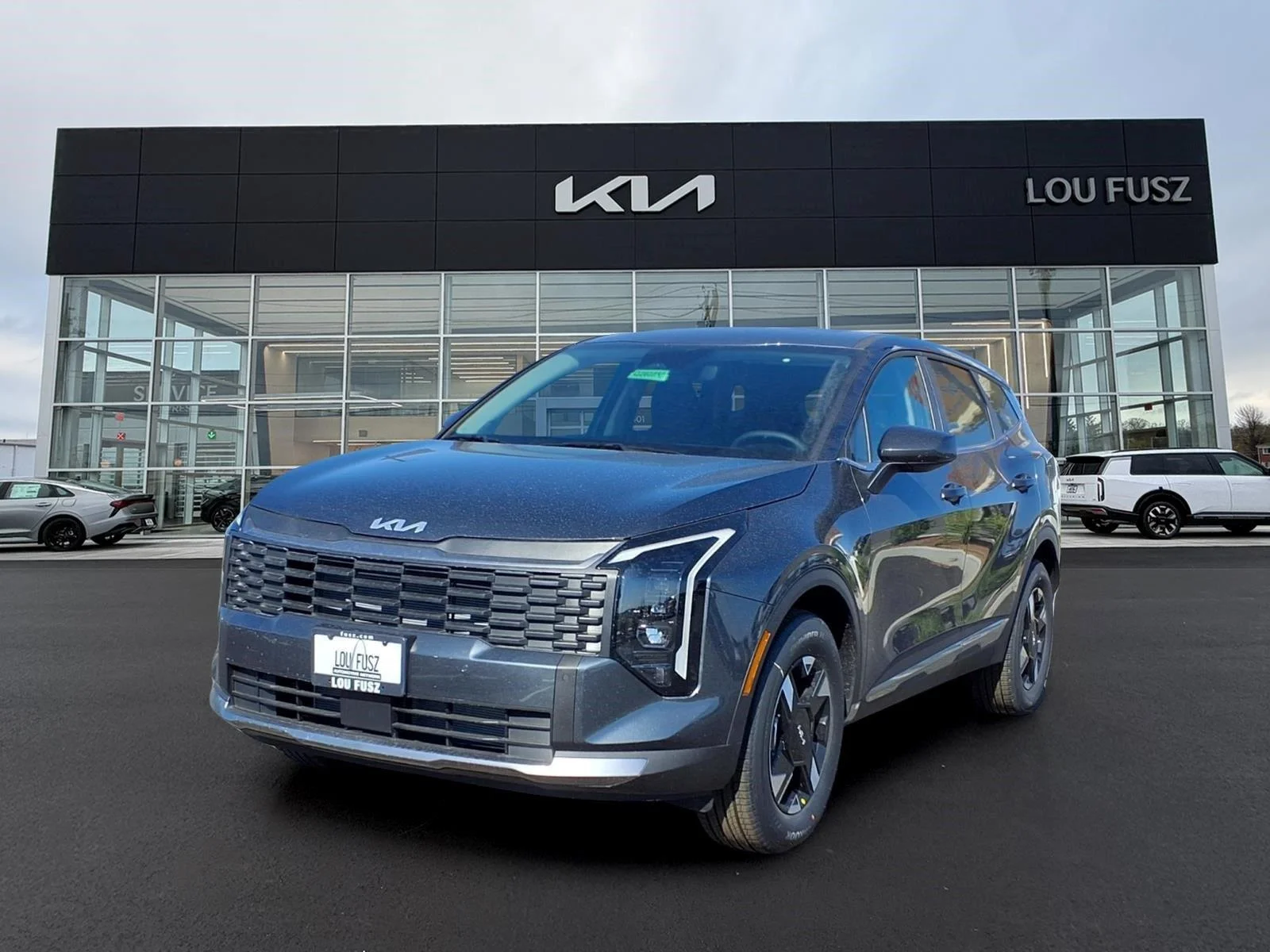 New 2026 Gravity Gray Kia LX image 1