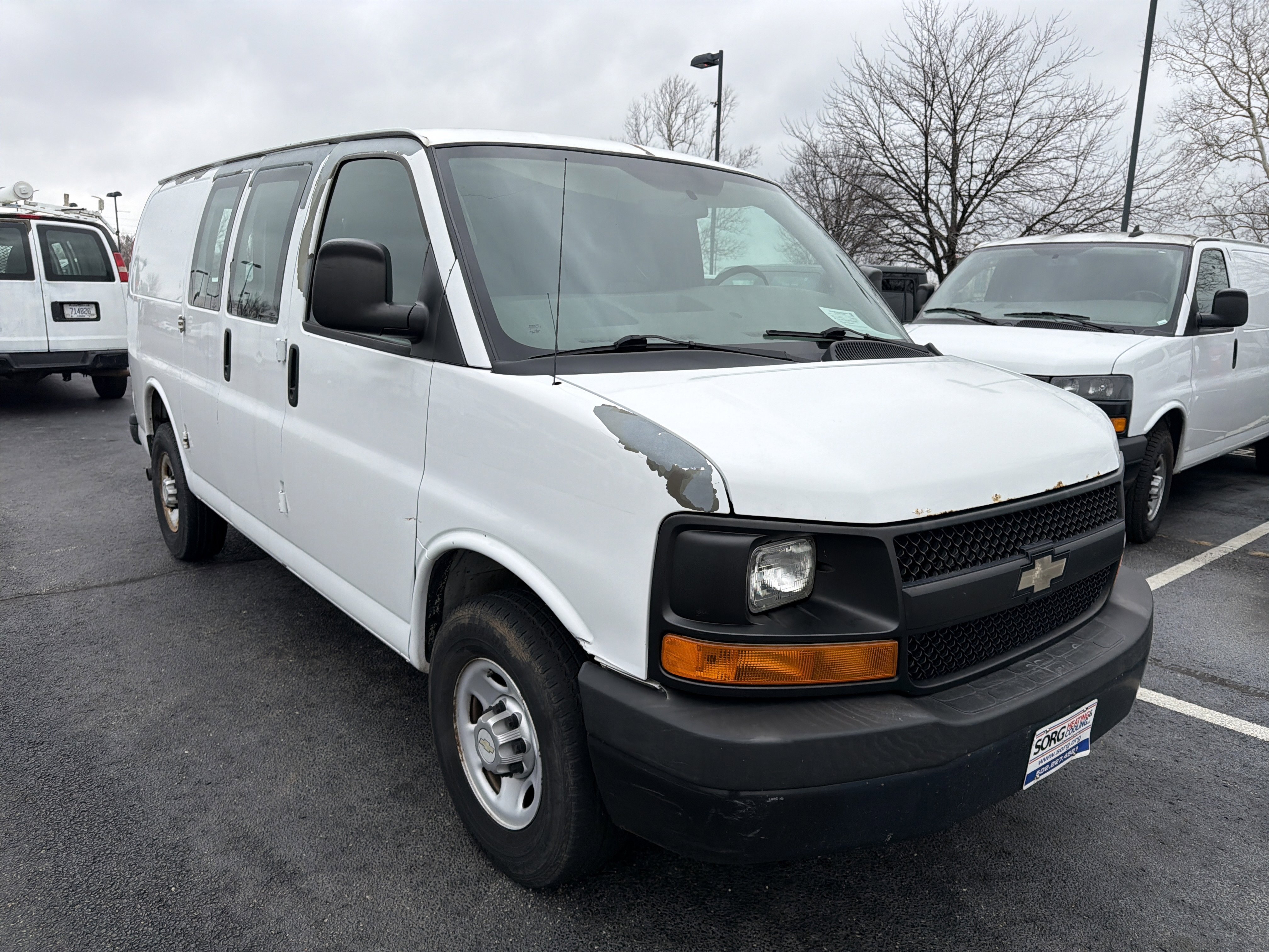 Used 2010 Chevrolet Express Cargo Work Van with VIN 1GCZGFAAXA1167376 for sale in Jeffersontown, KY