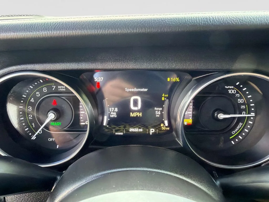 Used 2023 White Jeep Sahara 4xe image 29