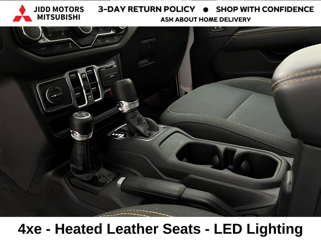 Used 2025 Bright White Clearcoat Jeep Sahara 4xe image 15