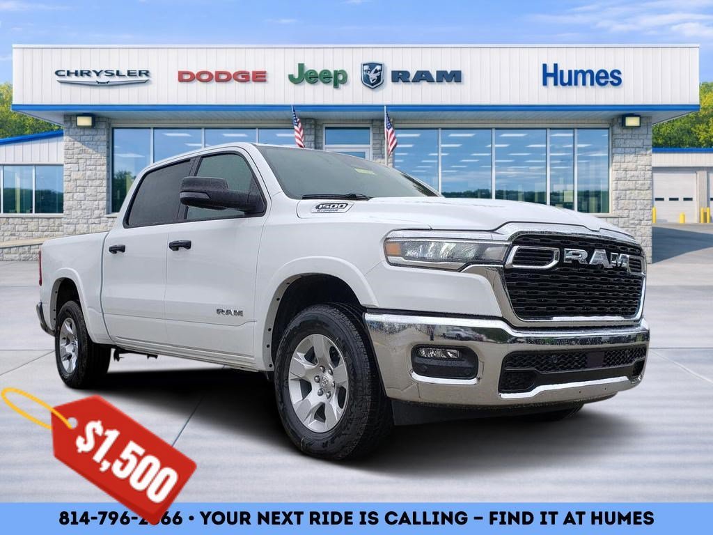 New 2026 Bright White Clear-Coat Exterior Paint RAM Big Horn image 1