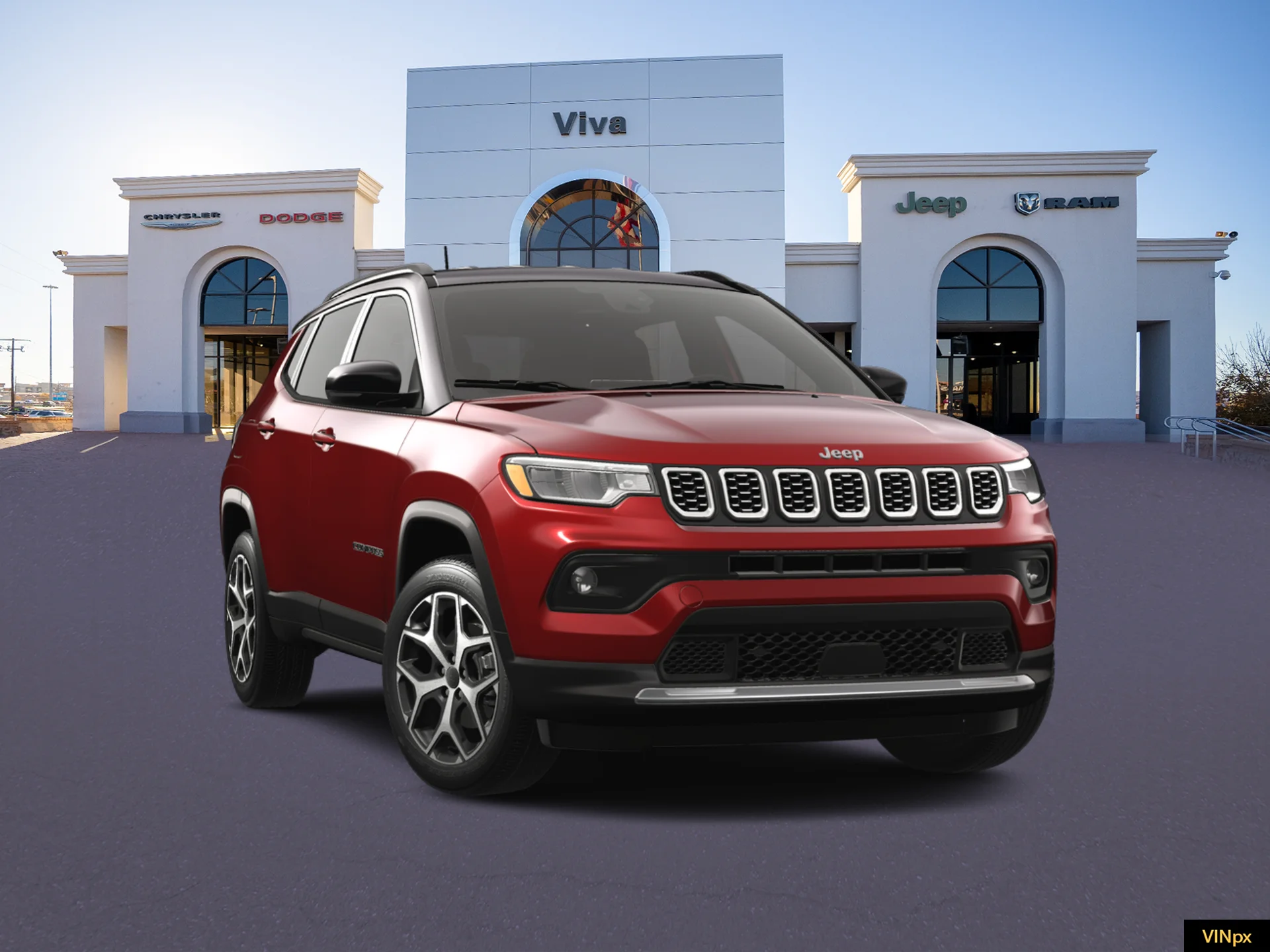 New 2026 Red Hot Pearl-Coat Exterior Paint Jeep Limited image 28