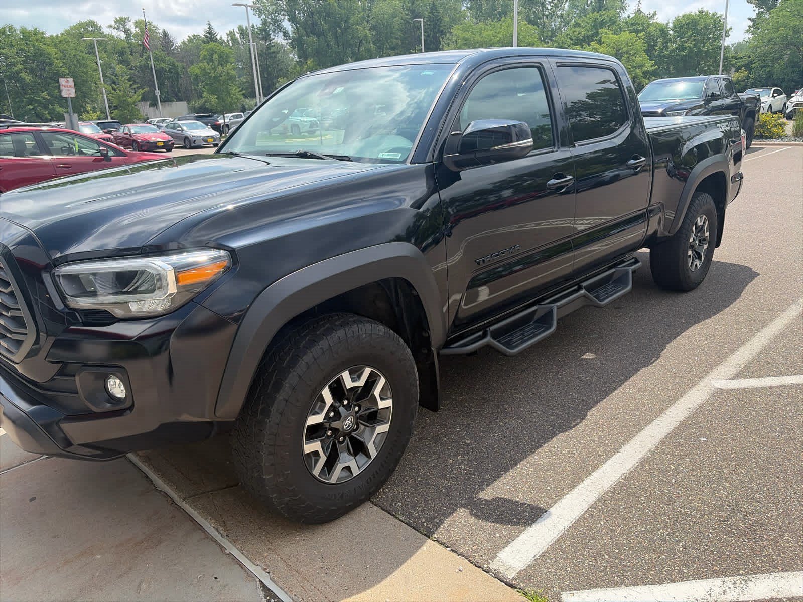 Certified Used 2022 Midnight Black Metallic Toyota TRD Off Road image 3