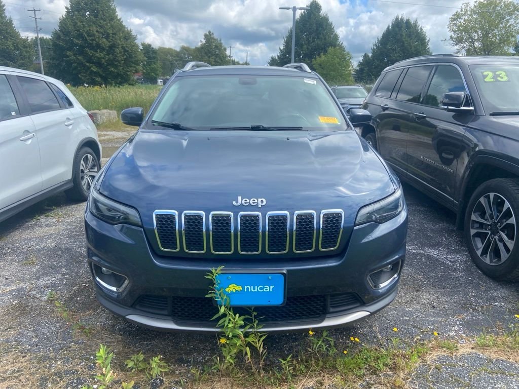 Used 2020 Slate Blue Pearlcoat Jeep Limited image 2