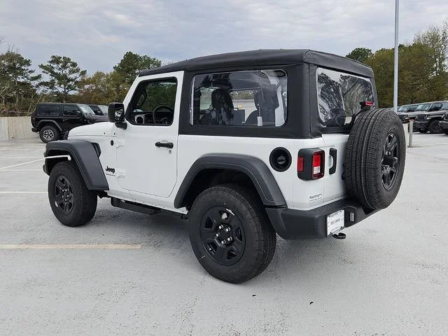 New 2026 Bright White Clear-Coat Exterior Paint Jeep Sport image 2