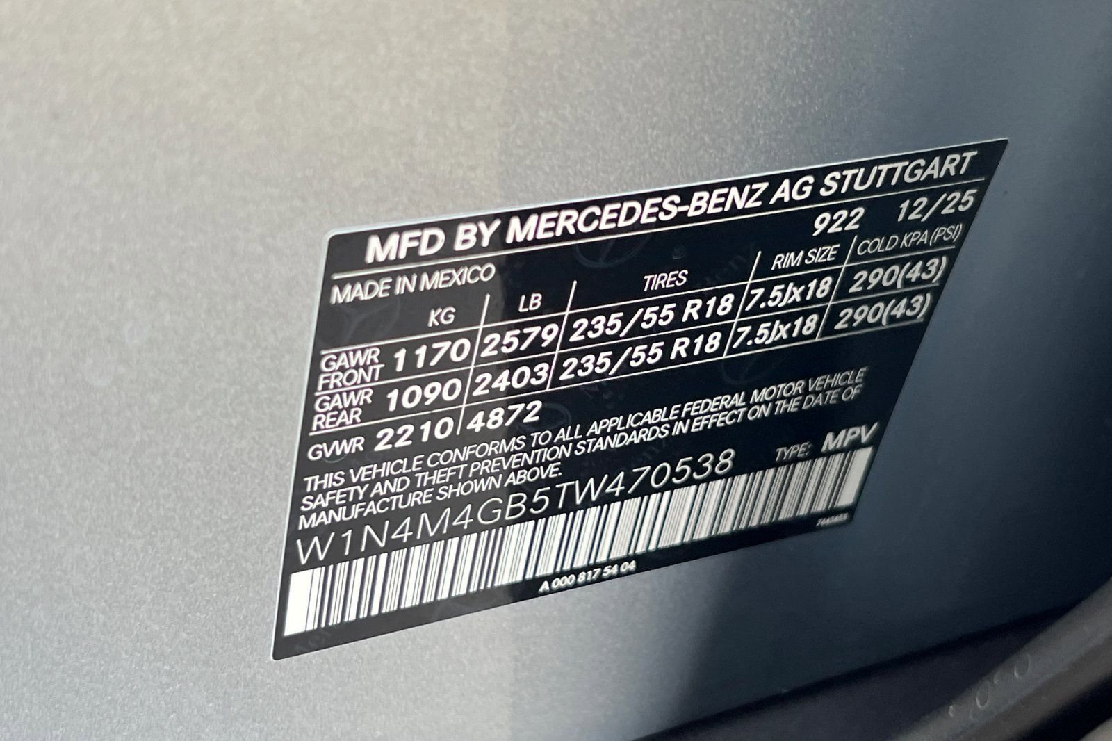 New 2026 Cirrus Silver Metallic Mercedes-Benz 250 image 26