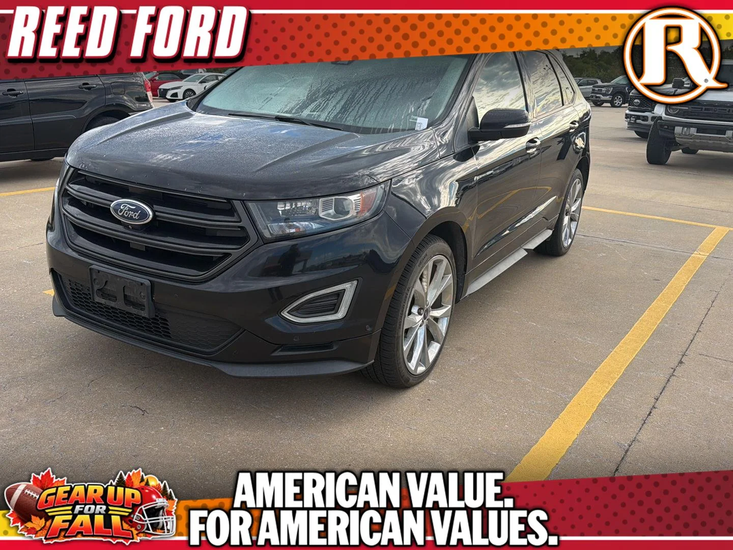 Used 2018 Shadow Black Ford Sport image 1