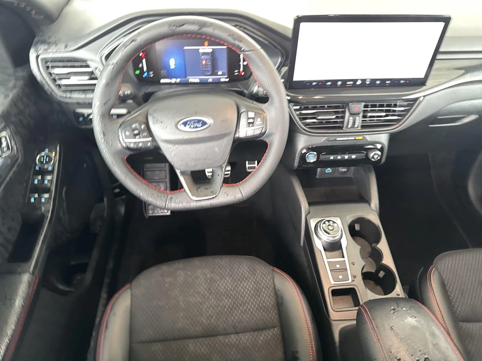 Used 2023 Star White Metallic Tri-Coat Ford ST-Line image 13