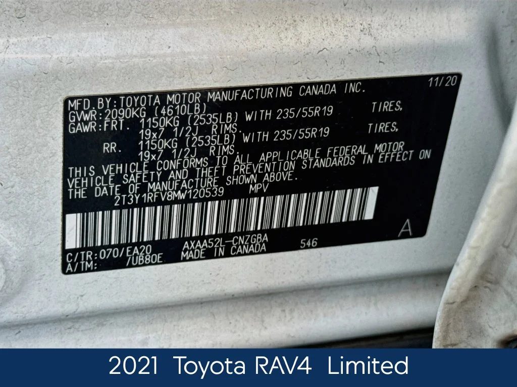 Used 2021 White Toyota Limited image 22