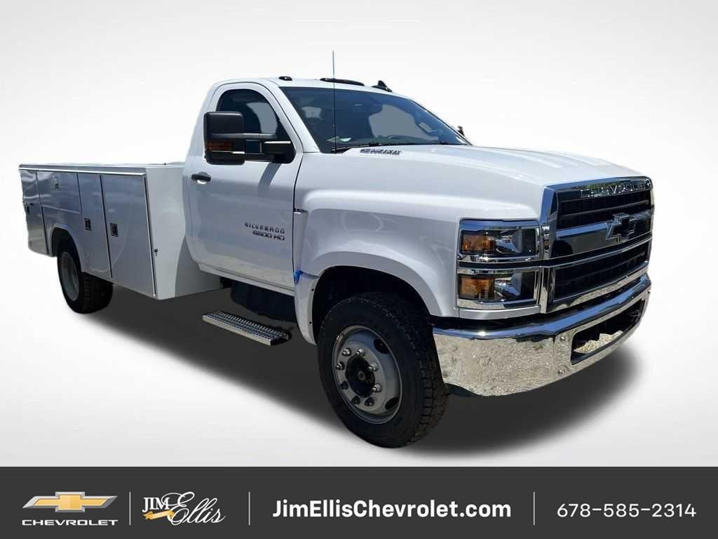 New 2023 Summit White Chevrolet Work Truck image 1