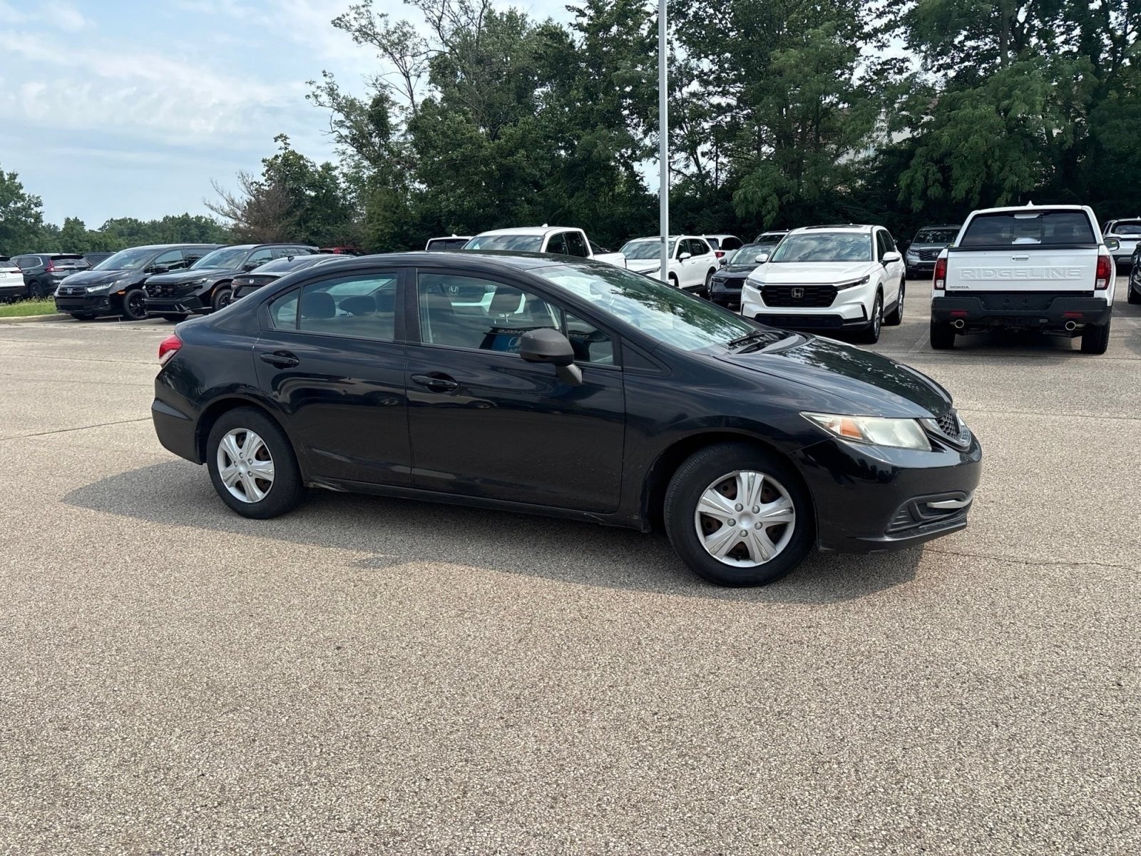 Used 2013 Crystal Black Pearl Honda LX image 19