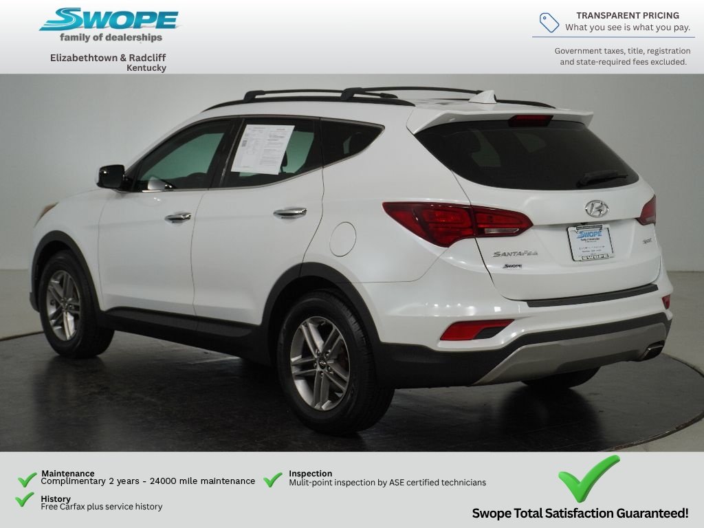 Used 2017 Frost White Pearl Hyundai 2.4L image 5