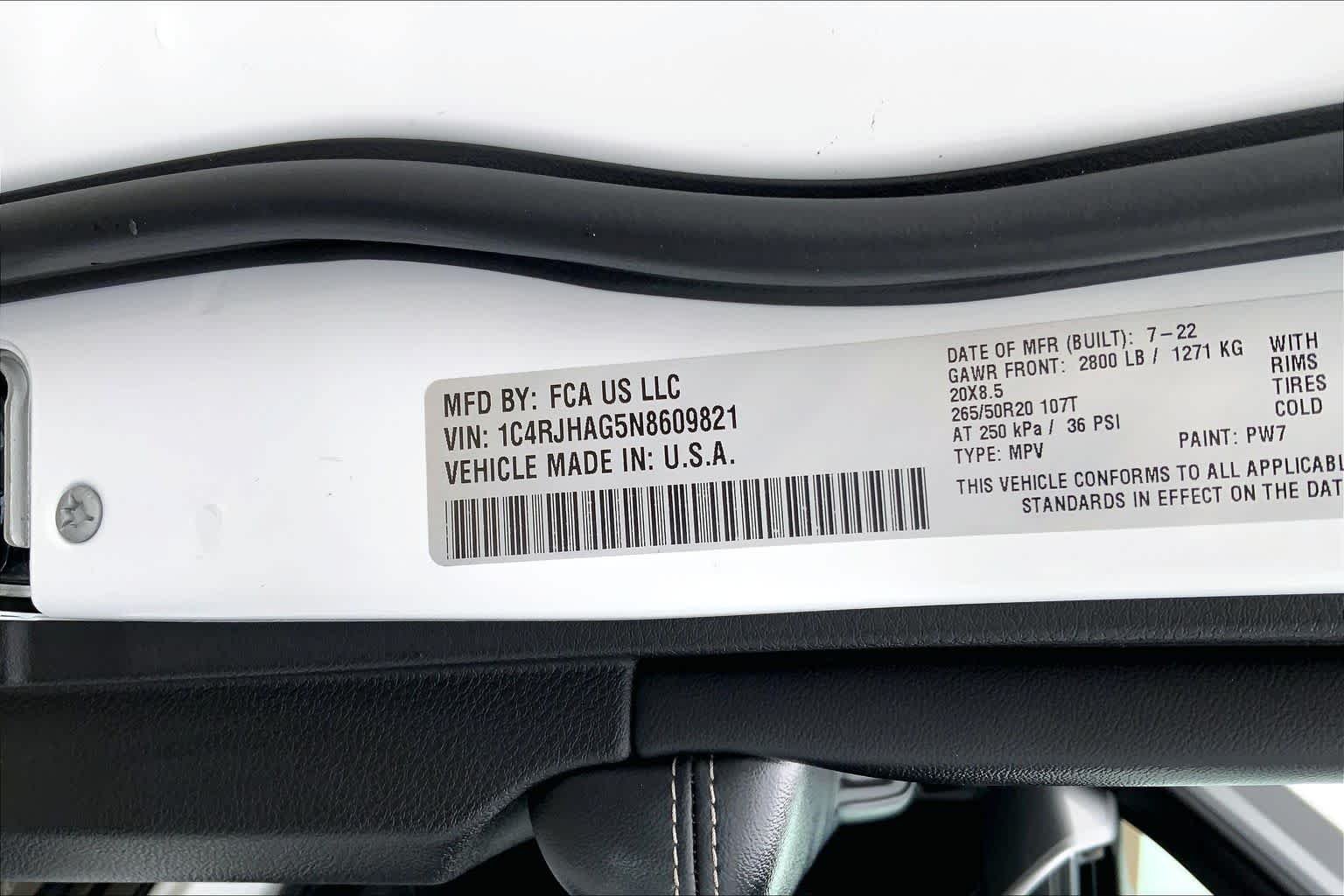 Used 2022 Bright White Clearcoat Jeep Altitude image 49