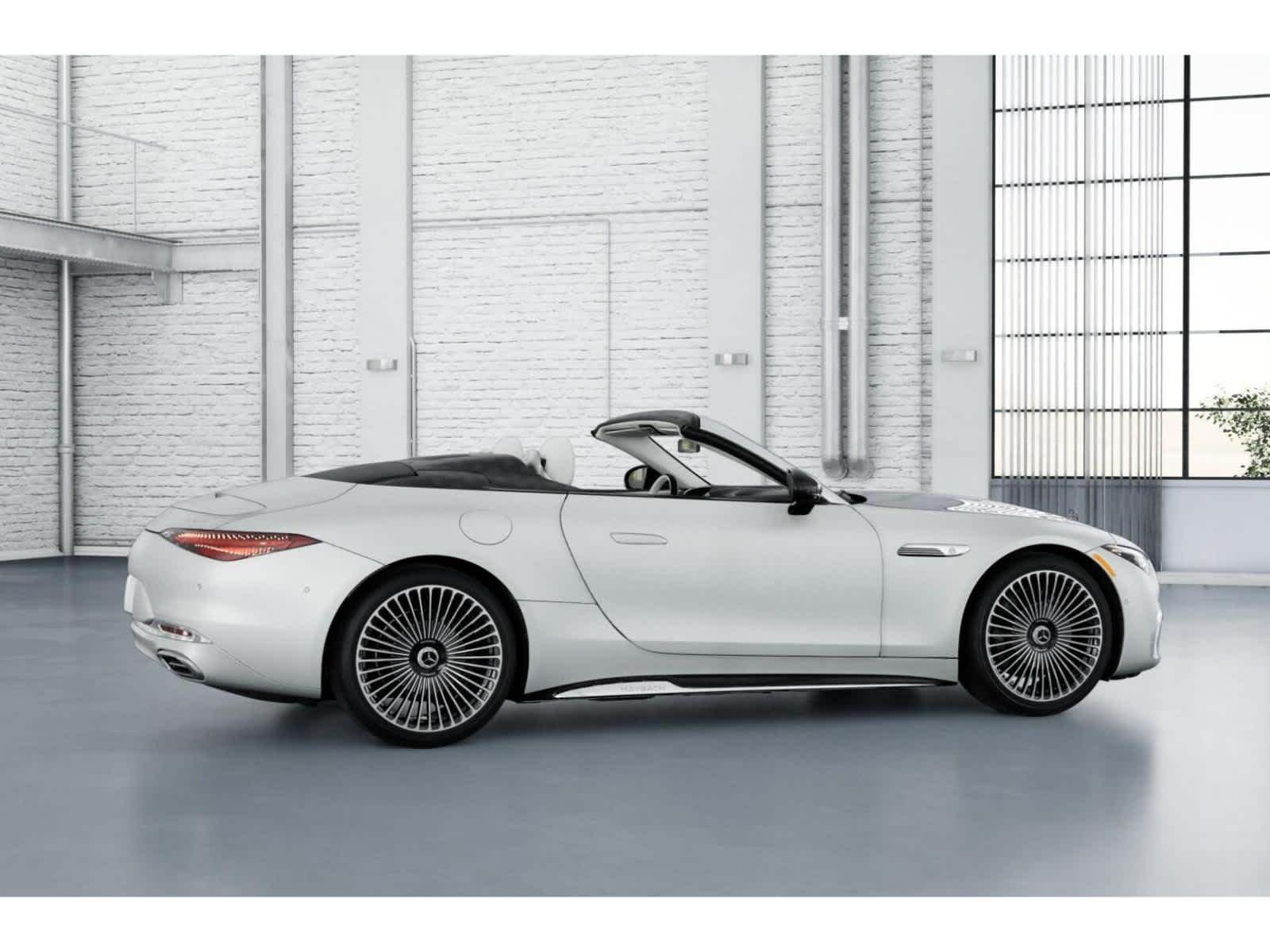 New 2026 MANUFAKTUR moonlight white magno (White Ambiance) Mercedes-Benz Maybach SL 680 Monogram Series image 17