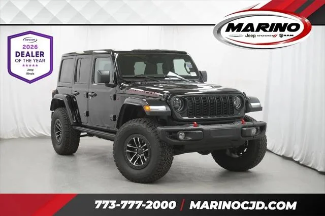 New 2026 Black Clear-Coat Exterior Paint Jeep Rubicon image 1