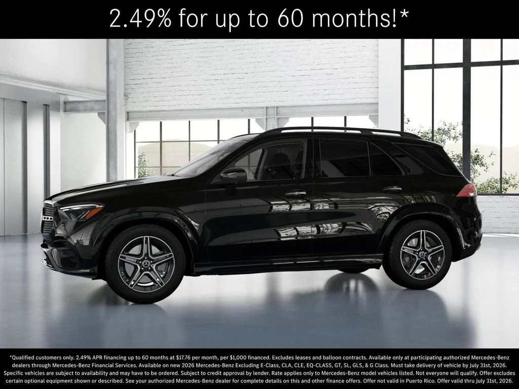 New 2026 Obsidian Black Metallic Mercedes-Benz GLE 350 image 36