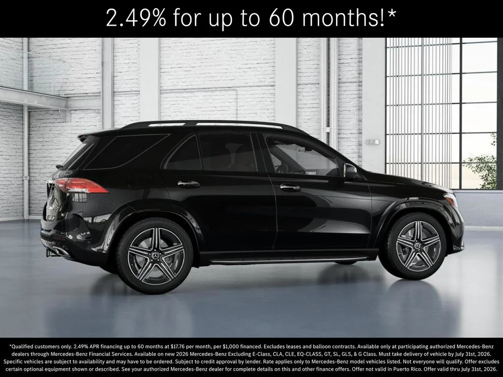 New 2026 Obsidian Black Metallic Mercedes-Benz GLE 450 image 18