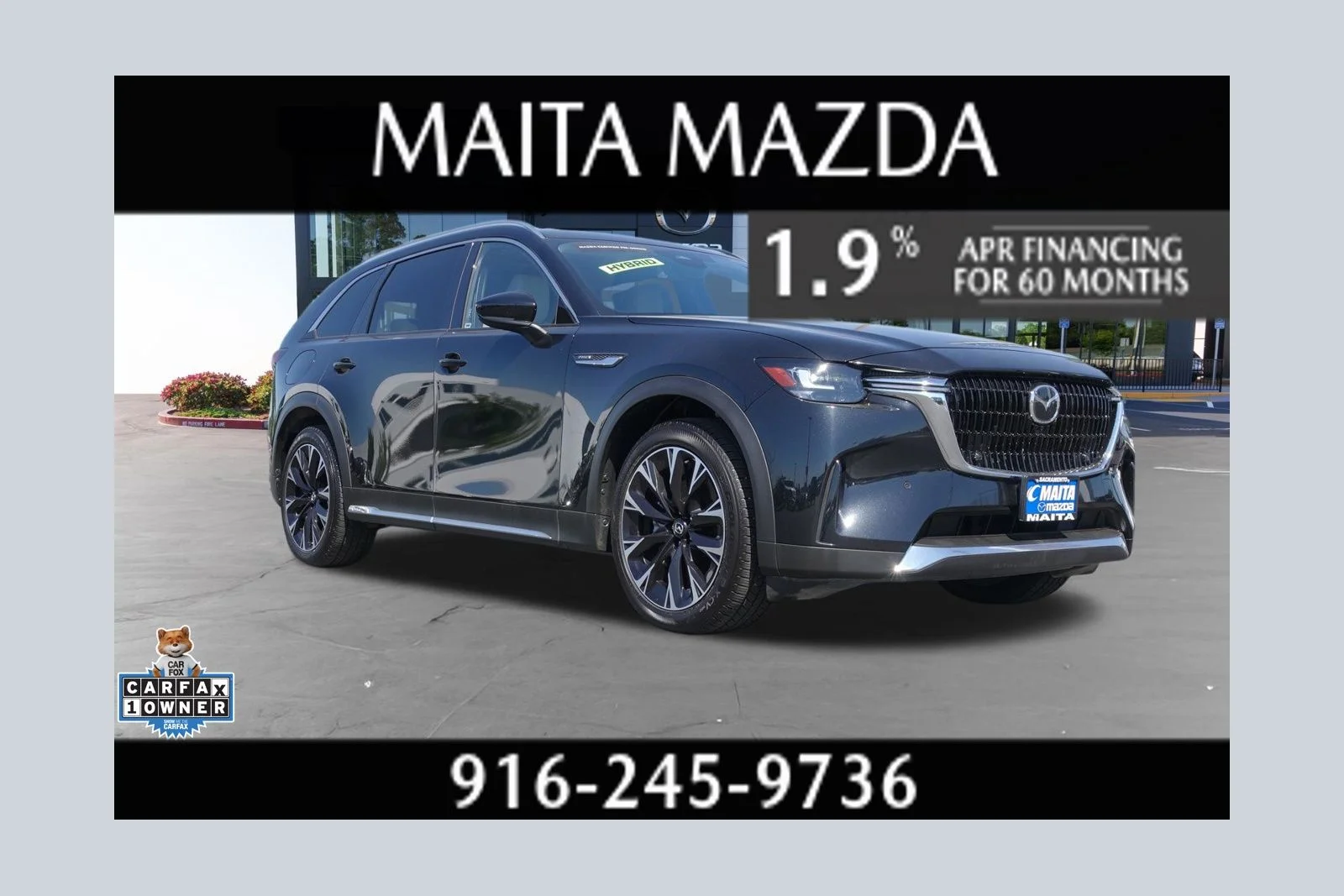 Certified Used 2024 Jet Black Mica Mazda Premium image 1