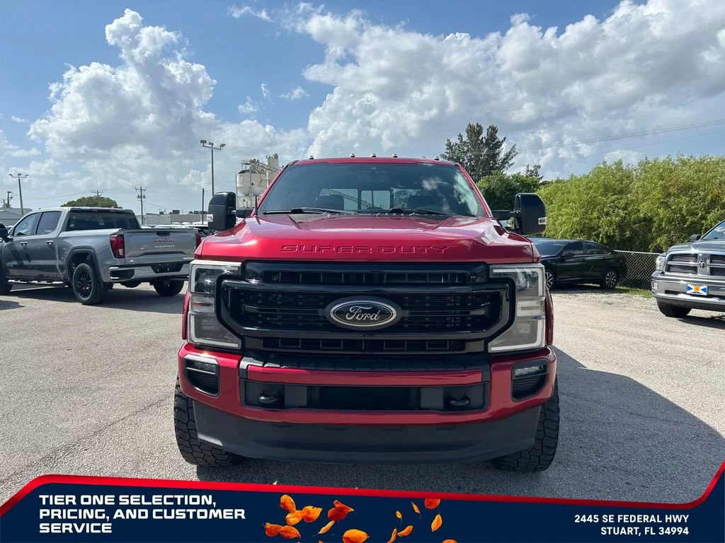 Used 2021 Red Ford LARIAT image 3