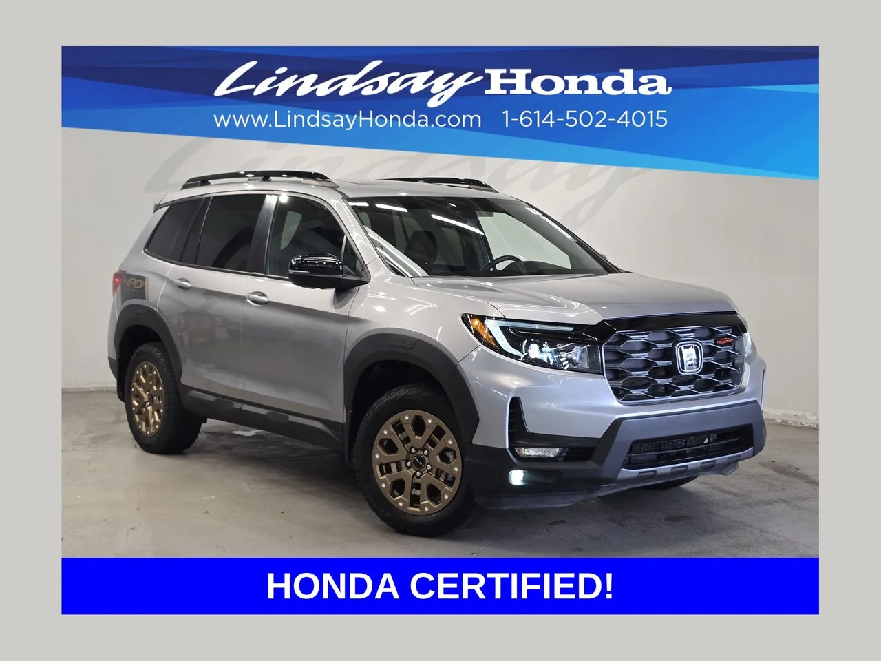 Certified Used 2023 Lunar Silver Metallic Honda TrailSport image 1