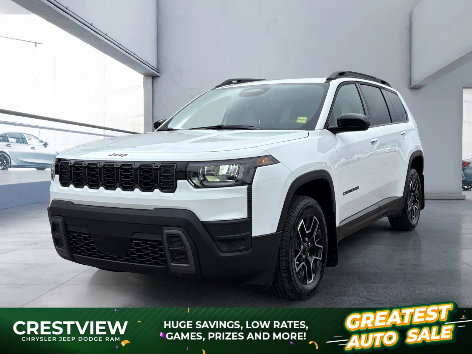 New 2026 Bright White Jeep  image 1