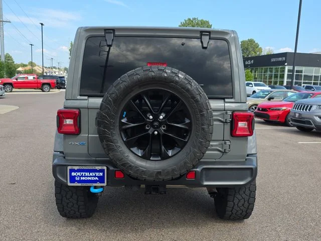 Used 2022 Gray Jeep Unlimited Sahara 4xe image 4