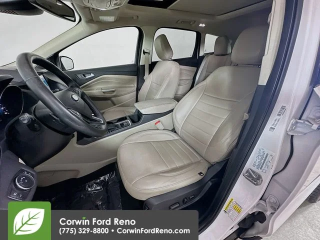 Certified Used 2018 White Platinum Clearcoat Metallic Ford Titanium image 20