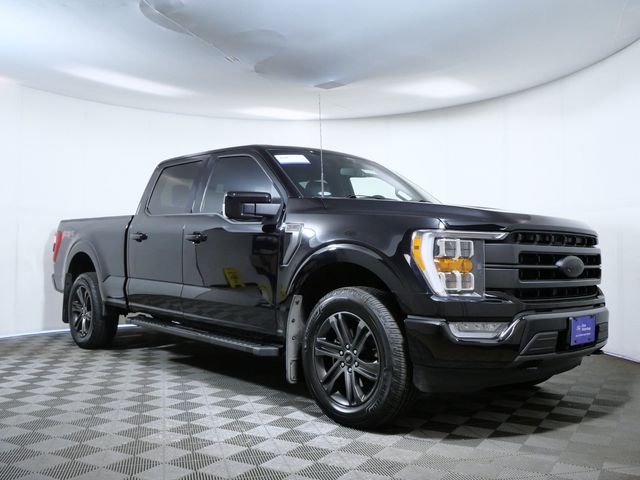 Certified Used 2021 Black Ford Lariat image 1