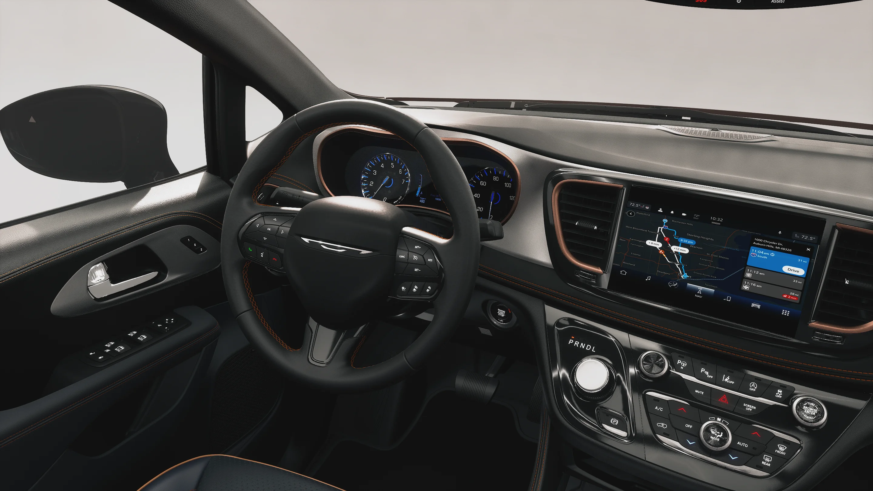 New 2027 Red Hot Pearl-Coat Exterior Paint Chrysler Pinnacle image 9