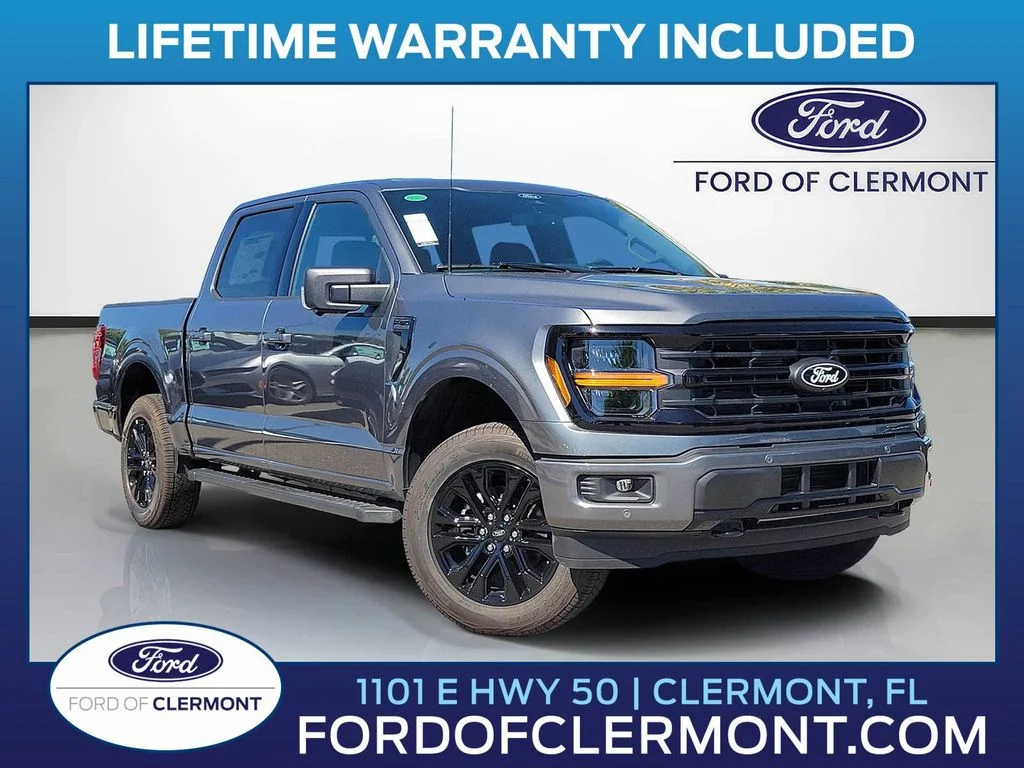New 2026 Carbonized Gray Metallic Ford XLT image 1