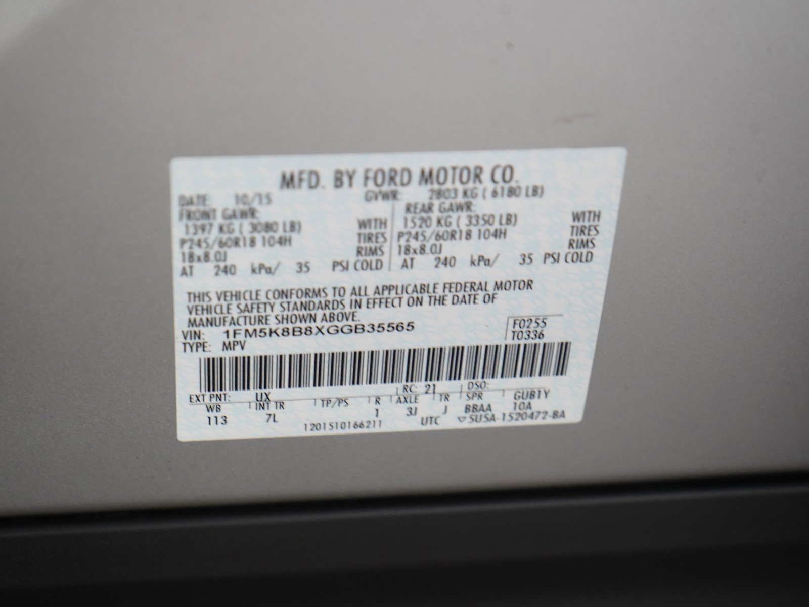 Used 2016 Ingot Silver Ford  image 28