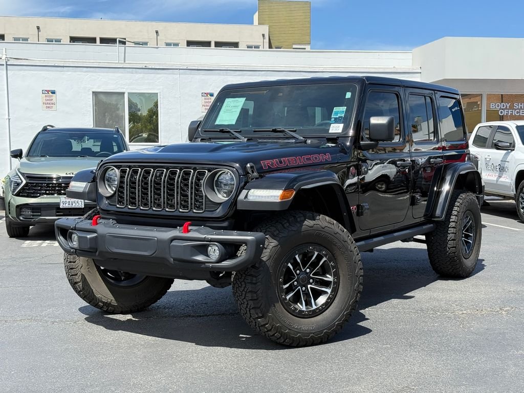 Used 2024 Black Jeep Rubicon X image 2
