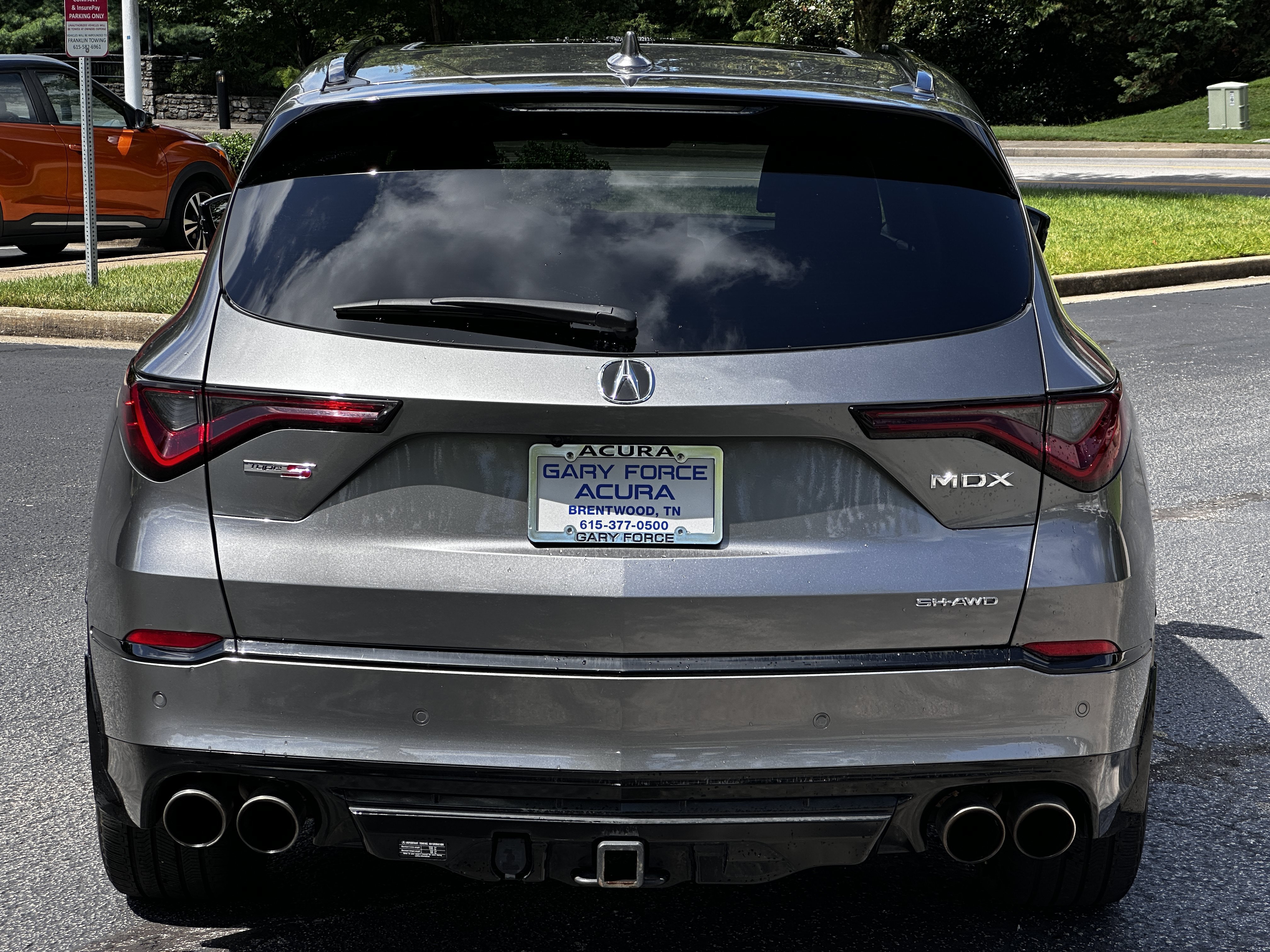 Used 2023 Liquid Carbon Metallic Acura Type S AWD with Performance Wheel & Tire image 32