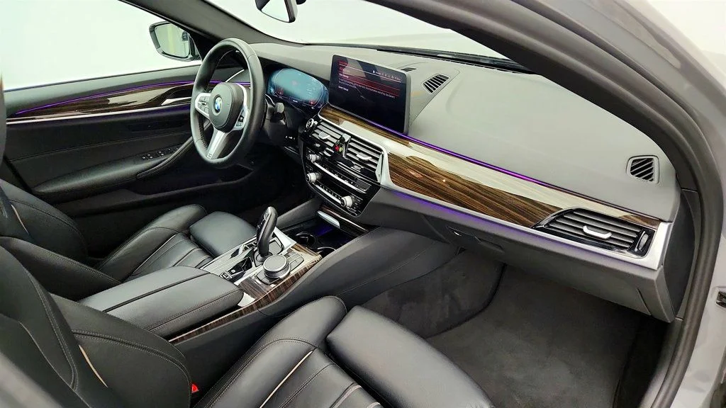Used 2022 Bernina Grey Amber Effect Metallic BMW 530i Sedan w/ M Sport Pkg, 20