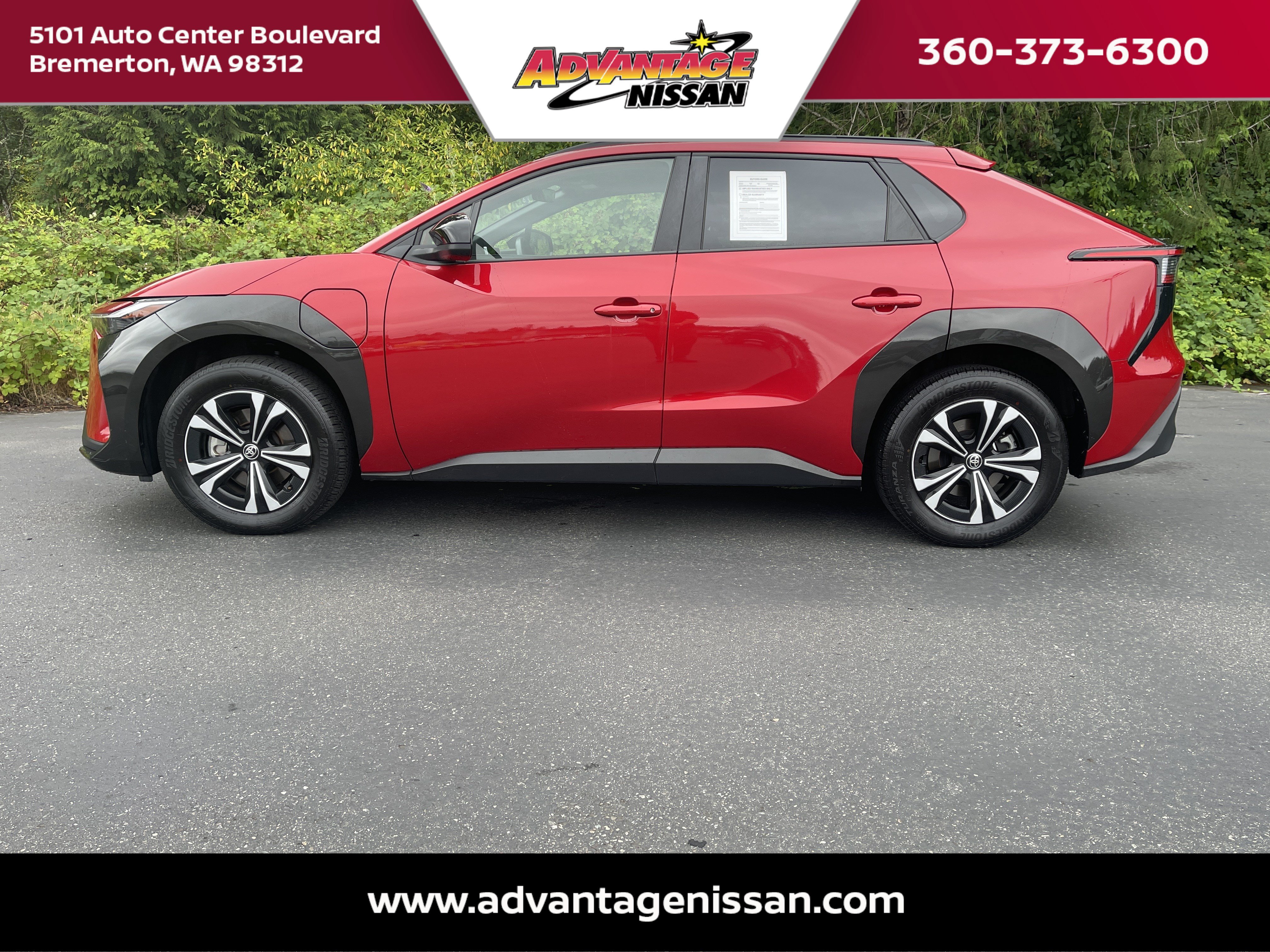 Used 2024 Supersonic Red Toyota XLE image 3