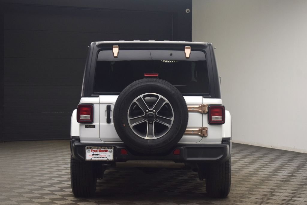 Used 2023 White Jeep Sahara image 6