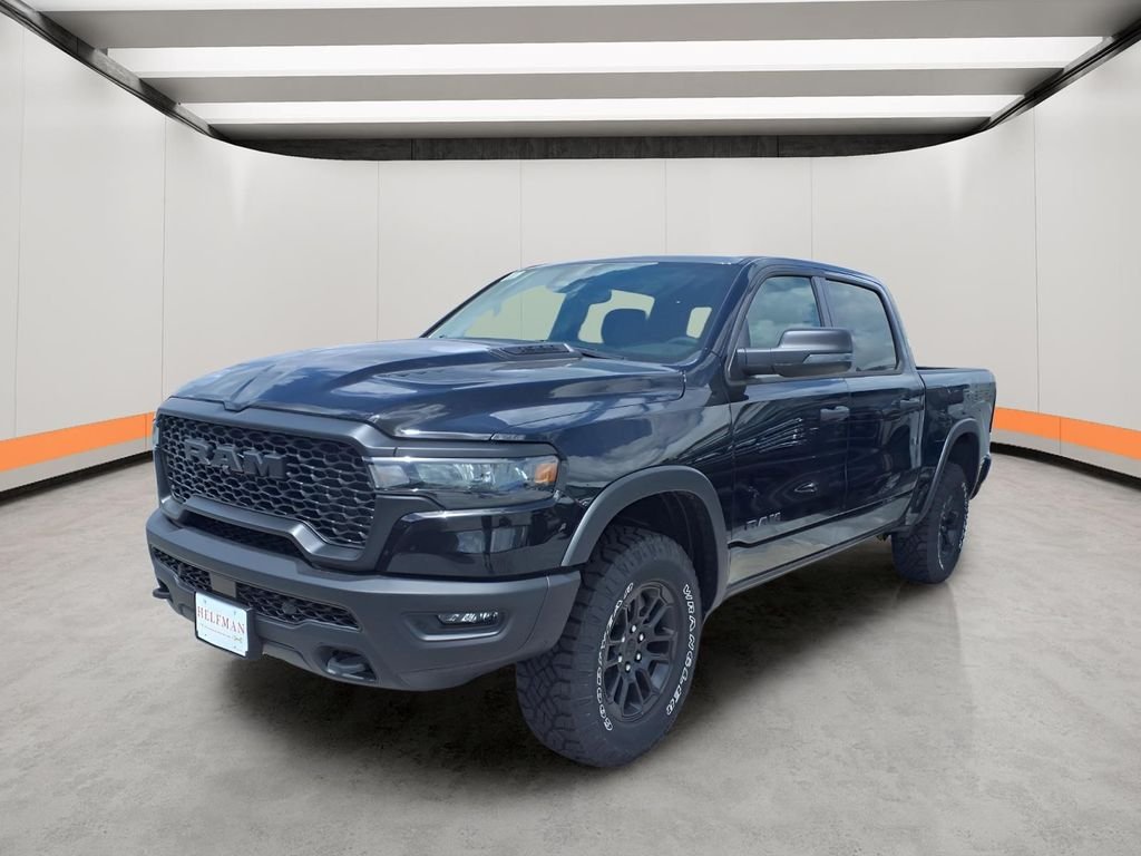 New 2026 Diamond Black Crystal Pearl-Coat Exterior Paint RAM Rebel image 3